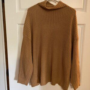 American Eagle Oversized Mock Turtleneck Long Sleeve Knit Sweater Size XS/S